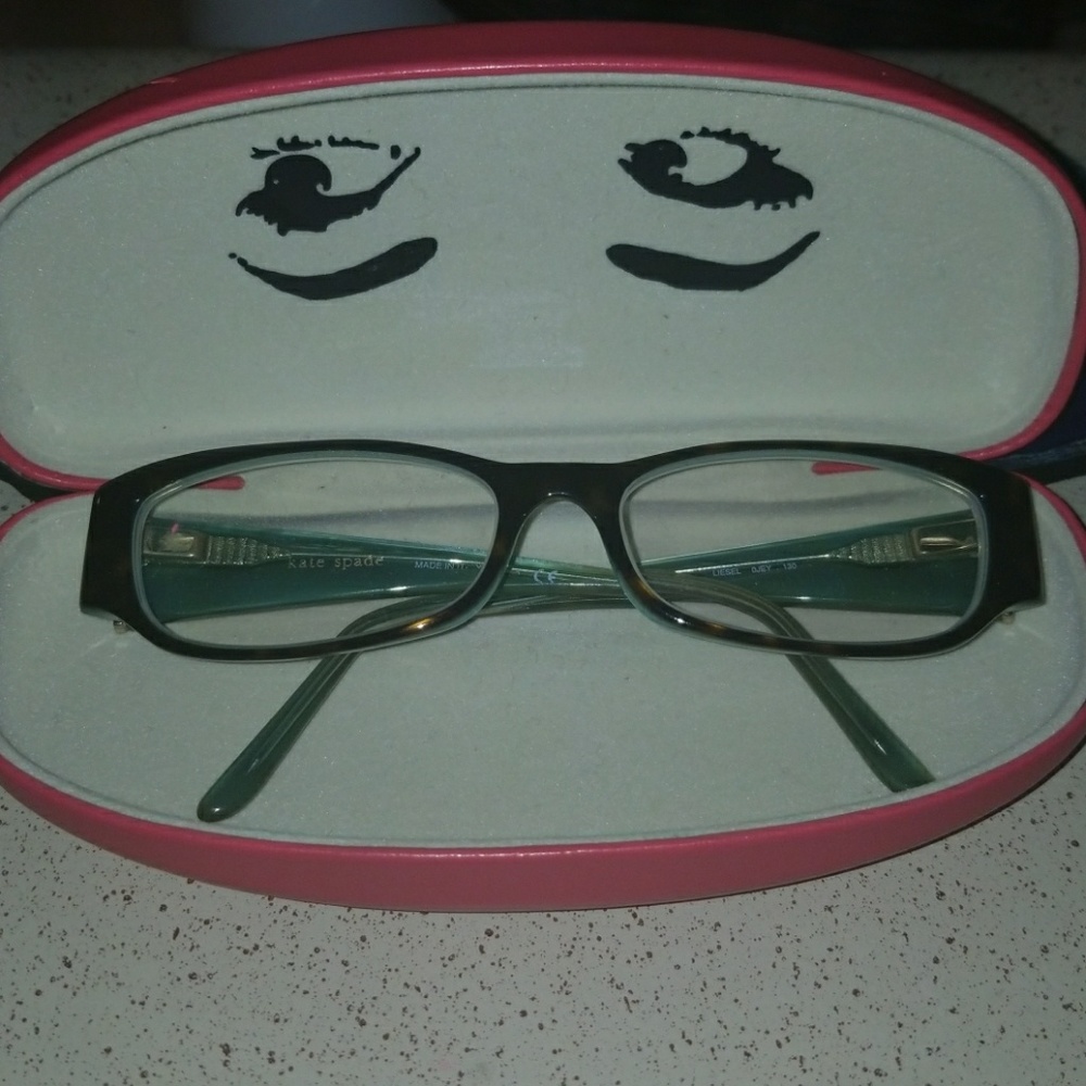 Kate Spade glasses with case